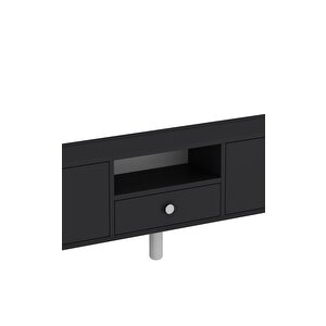 1310dropdd-1 Bohem Tv Sehpasi ANTRASİT-BEYAZ KULP
