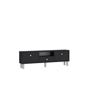 1310dropct-1 Bohem Tv Sehpasi ANTRASİT-BEYAZ KULP