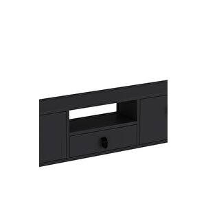 1309dropct-1 Duvara Montaj Tv Sehpasi ANTRASİT-SİYAH KULP
