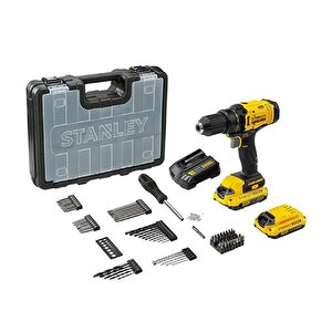 Fatmax Scd718d2ka 18v 2ah V20 Çift Akü Darbeli Matkap + Aksesuar Seti