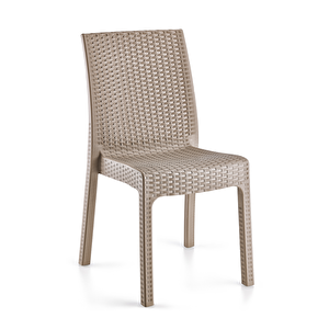 Holiday Deluxe Kolsuz Sandalye 2'li Set Cappucino
