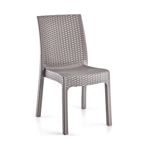 Holiday Deluxe Kolsuz Sandalye 2'li Set Gri