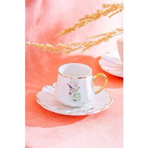 Elvira 6lı Kahve Fincan Takımı Ykg-05988
