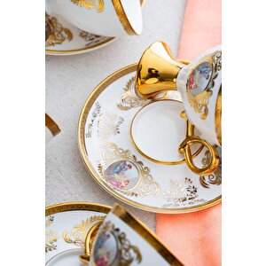 Hxf-06918 Rosanna 6lı Kahve Fincan Takımı