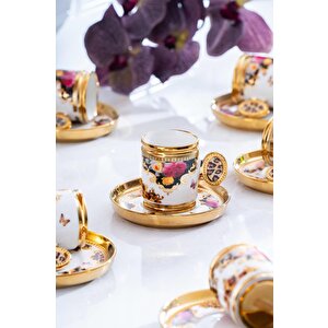 Caviar Siyah 6'lı Kahve Fincan Takımı Shp-07190