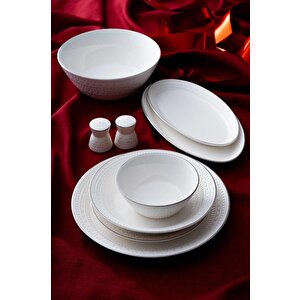 Rienna Silver 29 Parça Yemek Takımı Por-07122