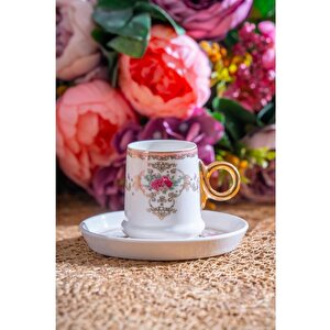 Lenora 6 Kişilik Kahve Fincan Takımı Mxg-07171