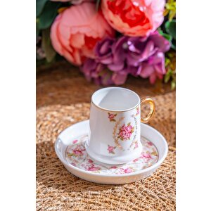Terra Rosa 6 Kişilik Kahve Fincanı Takımı - 90 Ml Mx-07171