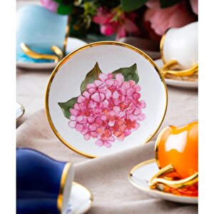 Evanora 6 Kişilik Kahve Fincanı Takımı Renkli - 90 Ml Hxf-06807