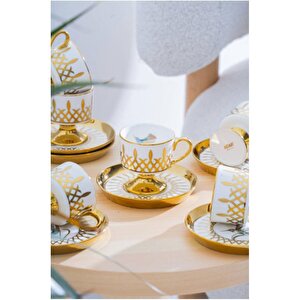 Leoni 6 Kişilik Kahve Fincanı Takımı - 90 Ml Hxf-08430