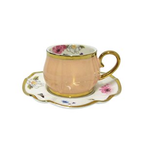 Rowan 6 Kişilik Kahve Fincanı Takımı Hxf-05173 Pudra