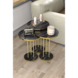 Zigon Sehpa Terra Bendir Gold