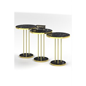 Zigon Sehpa Terra Bendir Gold