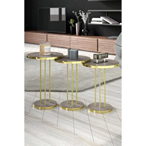 Zigon Sehpa Terra Gold Gordion Atlantik Çam Gold
