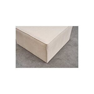 Kozan Puf Krem Gabbana 02 Krem