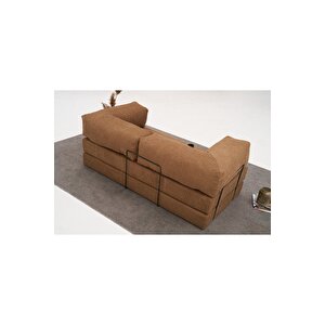 Comfort Serisi Yataklı Üçlü Modül Kahve