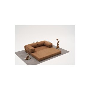 Comfort Serisi Yataklı Üçlü Modül Kahve