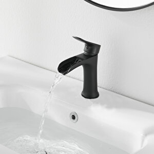 Lavabo Bataryası Şelale Siyah Klb112-b