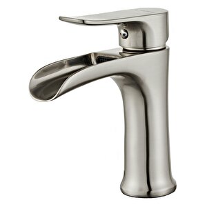 Lavabo Bataryası Şelale Fırçalanmış Nikel Klb112-br