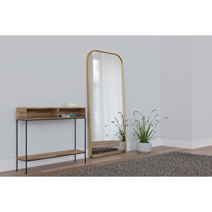Logs Gold Dekoratif Ayna 89×183 Cm – Metal Çerçeve