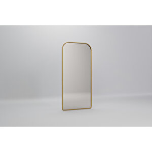 Logs Gold Dekoratif Ayna 89×183 Cm – Metal Çerçeve