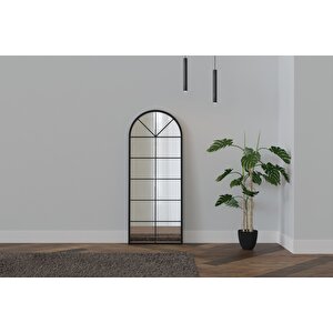 Kure Dekoratif Boy Aynası 70×174 Cm – Siyah Metal Çerçeve