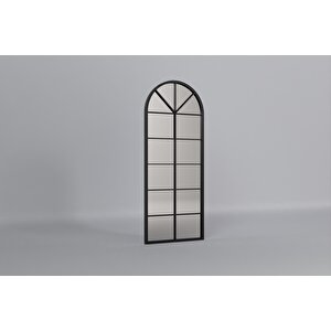 Kure Dekoratif Boy Aynası 70×174 Cm – Siyah Metal Çerçeve