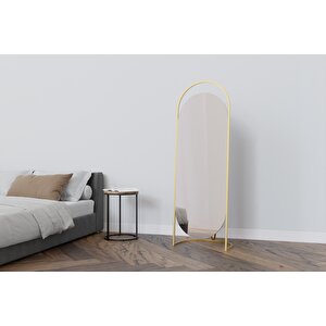 Folded Gold Dekoratif Ayna 56×167 Cm – Metal Çerçeve