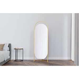 Folded Gold Dekoratif Ayna 56×167 Cm – Metal Çerçeve