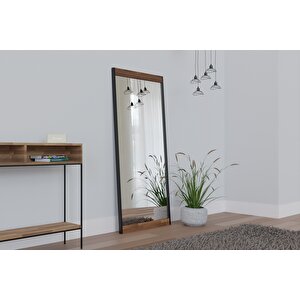 Nervio Dekoratif Boy Aynası 70×160 Cm – Metal & Ahşap Detaylı
