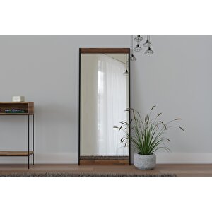 Nervio Dekoratif Boy Aynası 70×160 Cm – Metal & Ahşap Detaylı