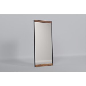 Nervio Dekoratif Boy Aynası 70×160 Cm – Metal & Ahşap Detaylı
