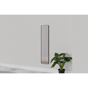Mudita Dekoratif Boy Aynası 65×175 Cm – Siyah Metal Çerçeve