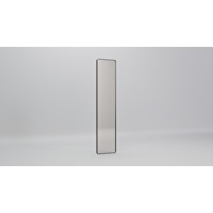 Mudita Dekoratif Boy Aynası 65×175 Cm – Siyah Metal Çerçeve