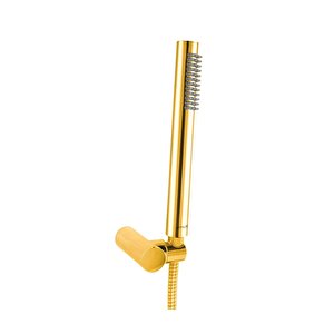 Mafsallı El Duş Takımı Pirinç Başlık Gold Kms101-g