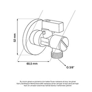 Filtreli Ara Musluk Kdc110