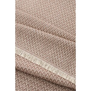 Pera Yatak Örtüsü/pike Kahverengi