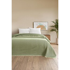 Pera Yatak Örtüsü/pike Yeşil