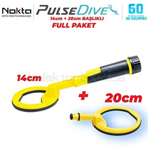 Pulsedive Su Altı Dedektörü&sahil Arama Dedektörü - Büyük Arama Başlıklı 20cm - Sarı