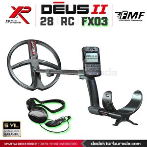 Deus 2 Dedektör - 28cm Fmf Başlık, Ana Kontrol Ünitesi, Fx03 Kulaklık