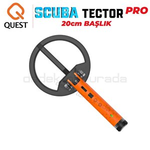 Scuba Tector Pro Su Altı Dedektörü&sahil Arama Dedektörü - 20 Cm Başlıklı