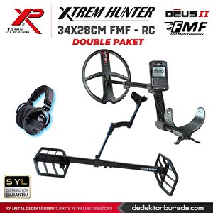 Xtrem Hunter Dedektör - 34cm Fmf  Double Paket Wsaii Xl Kulaklıklı
