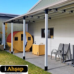 Iahşap Sundurma 3 Ana Direkli Sundurma Pergole Bağlantı Braket Seti
