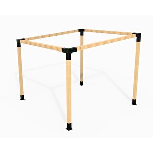Iahşap Pergole Braket Seti 4 Ana Direkli Pergole Bağlantı Braket Seti