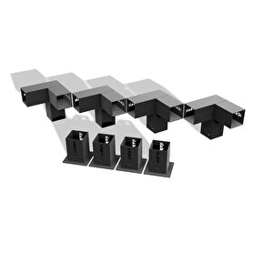 Iahşap Pergole Braket Seti 4 Ana Direkli Pergole Bağlantı Braket Seti