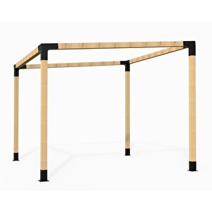 Iahşap Pergole Braket Seti 4 Ana Direkli Pergole Bağlantı Braket Seti