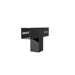 Iahşap 9 X 9 Ana Direk Meretekler Bağlantısı 90 Derece 3 Kollu T Pergole Braketi