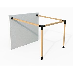 Iahşap Sundurma 2 Ana Direkli Sundurma Pergole Bağlantı Braket Seti