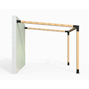 Iahşap Sundurma 2 Ana Direkli Sundurma Pergole Bağlantı Braket Seti