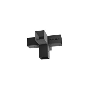 Iahşap 9 X 9 Orta Ana Direk Meretek Bağlantısı 90 Derece 5 Kollu Pergole Braketi